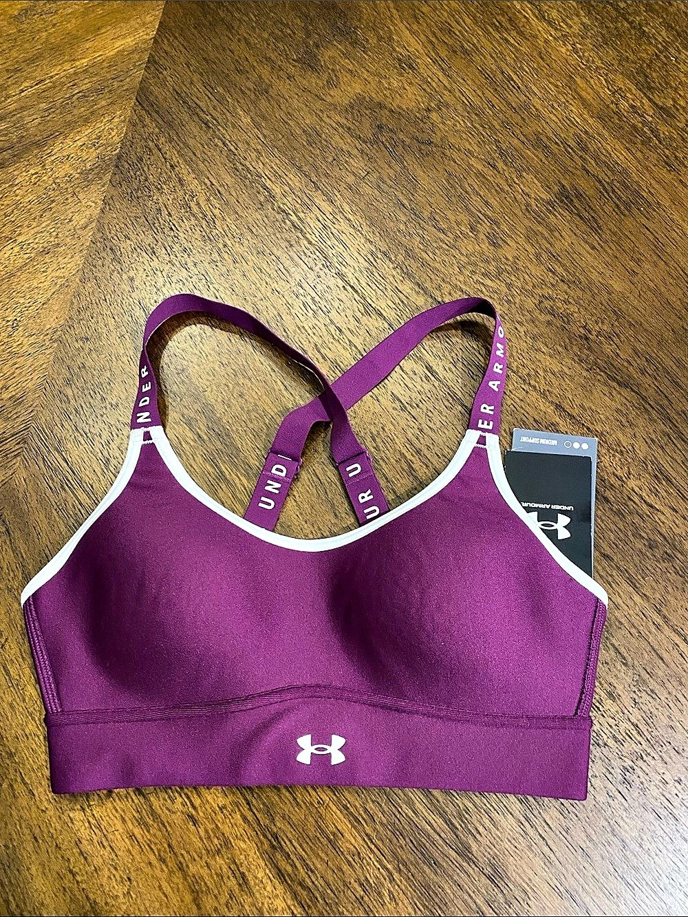 Under Armour Infinity High Support Bra High Support Sports Bra in Purple Medium